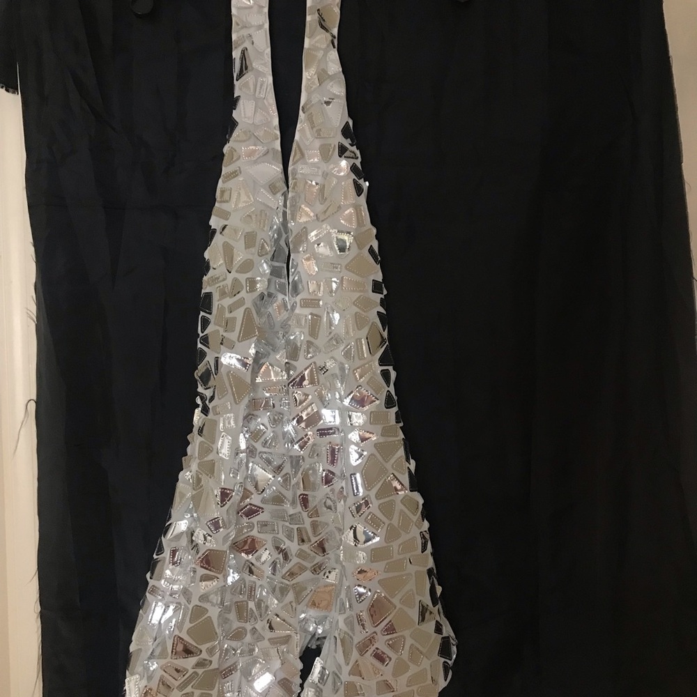 Silver Mosaic Sequin Halter short Jumpsuit